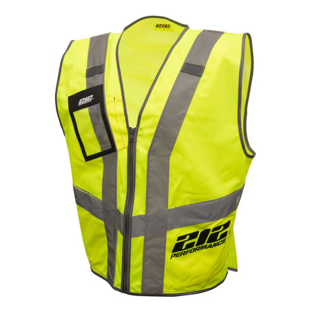 212 PERFORMANCE Multi-Purpose Hi-Viz Safety Vest with Windowed Badge Pocket, Large VSTPERF-8810